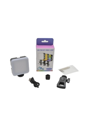 Dp Led AY-83RGB Şarjlı Youtuber Selfie Canlı Yayın Işığı Led Işık