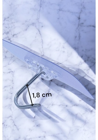 Şeffaf Yonca Askılık 10 Adet Kendinden Yapışkanlı Kapı Duvar Askı Şeffaf