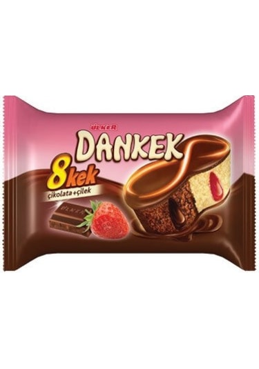 Ülker Dankek Sekiz Kek Çilek Çikolata 24 x 55 G