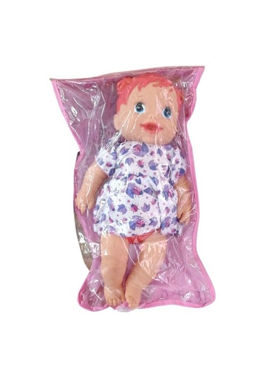 Asya Oyuncak Poşette Bebek Elf231007-mor Elbiseli