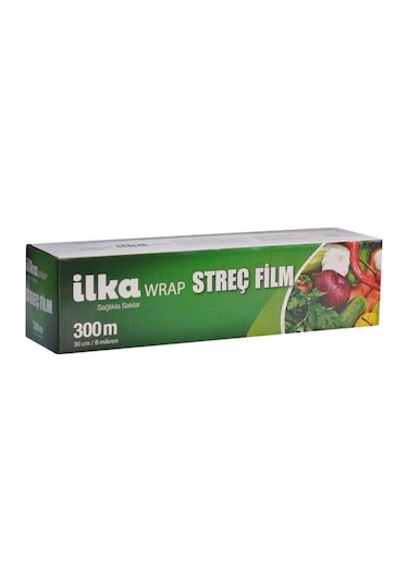 Ilka Wrap Streç Film 8 Micron 30 Cm 300Metre Kutulu