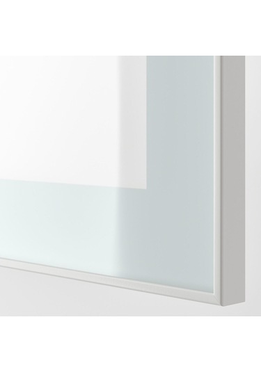Raf Ünitesi, Beyaz-buzlu Cam, 120x42x38 Cm, Glassvık Beyaz