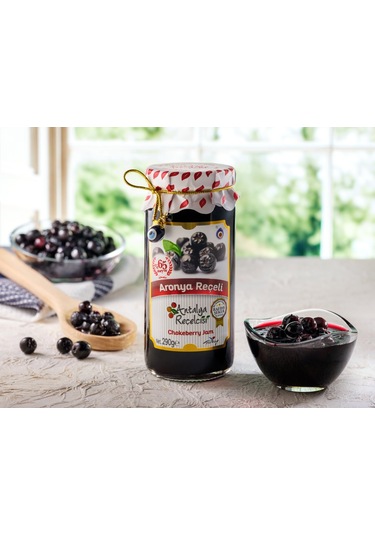 Antalya Reçelcisi Aronya Reçeli 290g Rafine Şeker İlavesiz