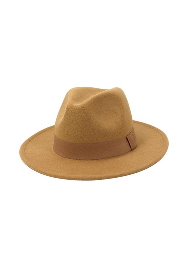 Fedora Ş Ş Geniş Kenarlı Ingiliz Açık Havada 0045 210-bej
