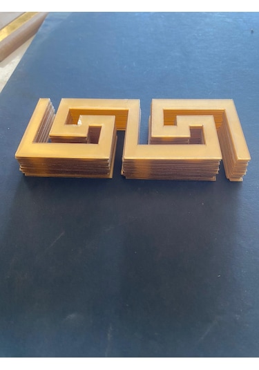 Dekoratif Ayna Gold 20 Adet 5x12 Plexi 8x5cm1ad.kelebek Hediye Altın