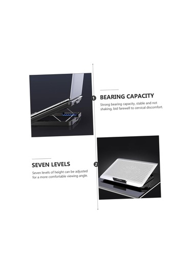 1 Adet Dizüstü Bilgisayar Soğutma Standı Dizüstü Bilgisayarlar İçin Isı Yayma Rafı, Oyun Ve Çalışma Bitimi İçin Güç İle Ergonomik Tasarım