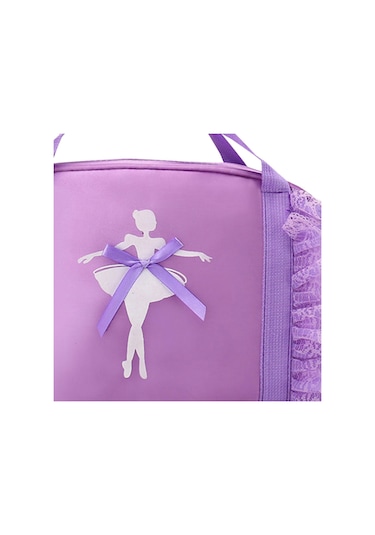 Homyl Bale Dans Çantası Tatlı Tutu Elbise Seyahat Için Çocuk Mor