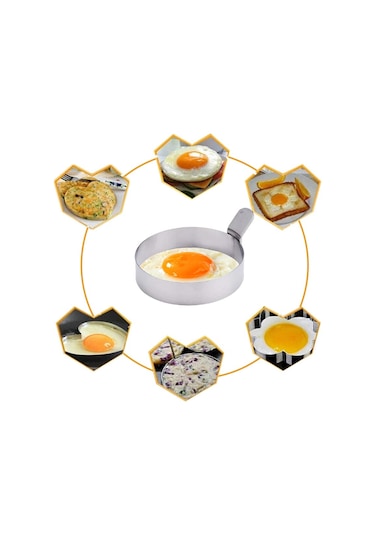 Narkalıp Yuvarlak Omlet ve Krep Pişirme Kalıbı 4 Adet