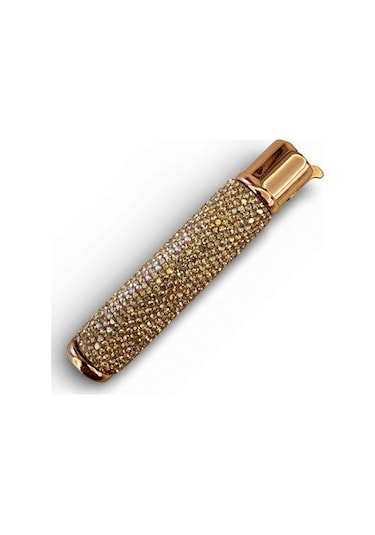 Swarovski Taşlı Çakmak Gold Gold