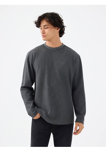 Loft Antrasit Erkek Sweatshirt Lf2037183 Antrasit