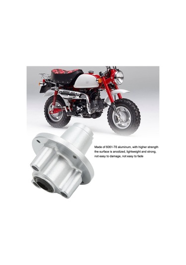 Junzhuodianpu Maymun Bisiklet Z50 Z50j Jant Göbeği Motosiklet Aksesuarı İçin Cnc Alüminyum Ön 12mm Jant Göbeği