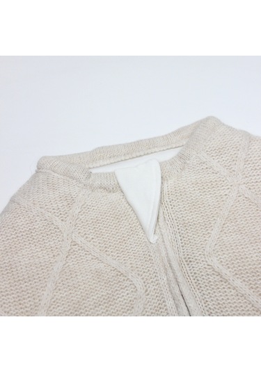 Bistyle Baby İn Swadding Triko Kundak 75108 Bej Bej