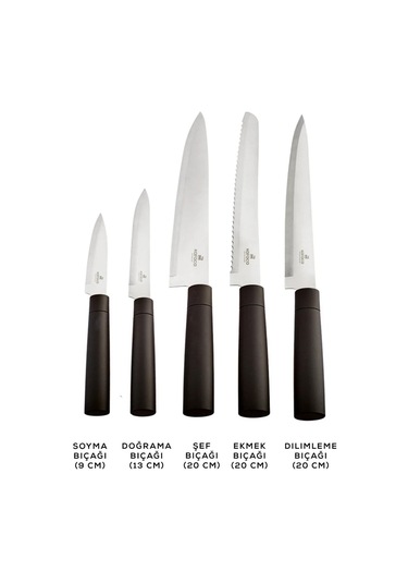 Karaca  Oscar Copper Standlı 6 Parça Bıçak Seti