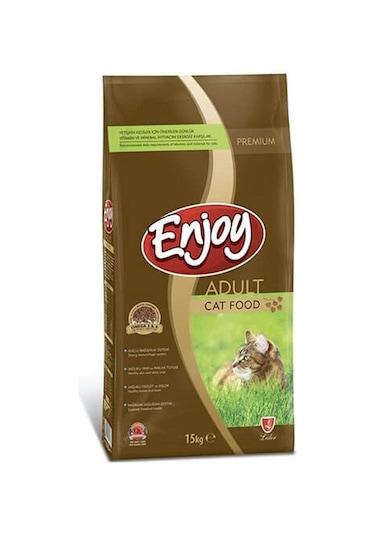 Enjoy Cat Food Tavuklu Yetişkin Kedi Maması 15 KG