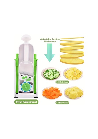 Honeybeeshop Yeşil Slicer Sebze Doğrama Makinesi 1 Parça