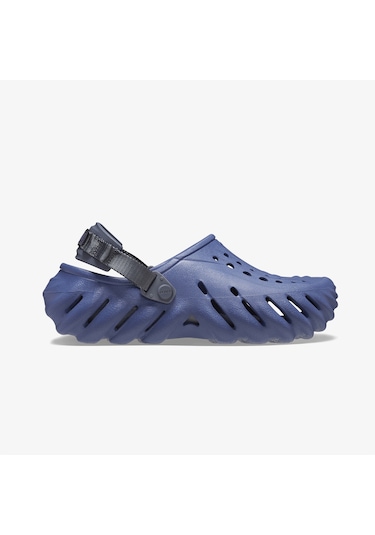 Crocs Echo Erkek Mavi Terlik Düz 207937 Mavi