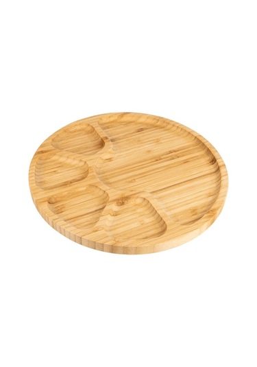 Naturalove Bambu Sunum Tabağı - 5 Bölmeli