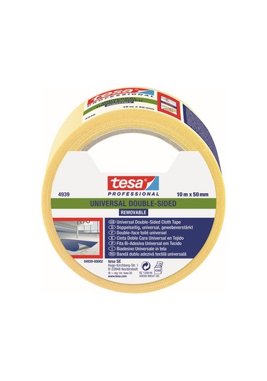 Tesa Halı Bantı İz Bırakmadan Sökülebilir 10mx50mm 04939