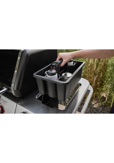 Weber Genesis E-335w Gazlı Barbekü 3 Brülör, Geniş Pişirme Alanı-277 Siyah