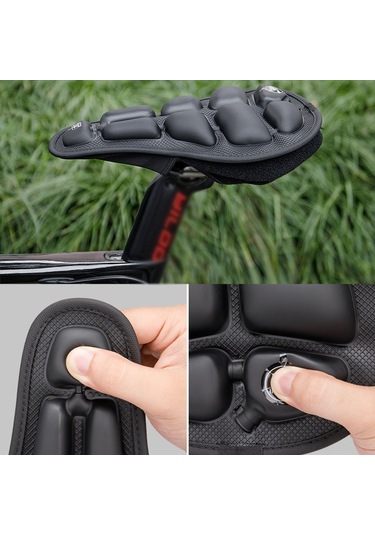 Jeemson Gewage Bisiklet Sele Kılıfı - Şok Emici, Su Geçirmez Ve Kaymaz Sürüş Konforu Siyah