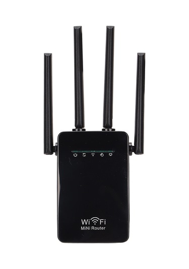 Xindoker 3'lü Fonksiyonlu Kablosuz Router Router/ap/repeater - 4 Antenli 50m Kapsama, 300mbps Hız, Güvenli Şifreleme, Ev Çalışması İçin 100-240v Avustralya Standartı