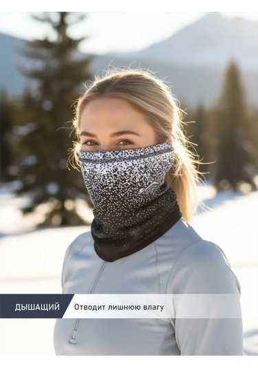 S-prınt Kış Sporları İçin Bandana Balaklava Spor Buff Türkçesi: Kayak İçin Bandana-tüp Spor Balaklava Buff 211298352 Siyah