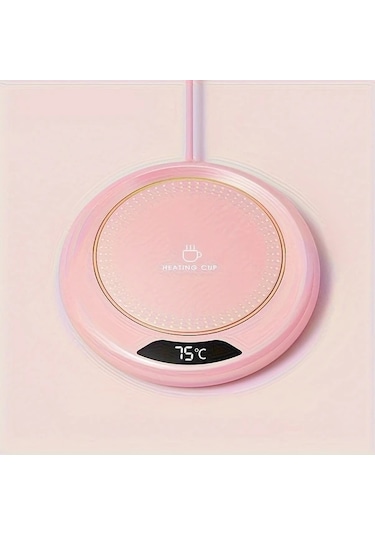 Xuweiwei Yeşil Akıllı Isıtmalı Bardak Altlığı 3 Sıcaklık Ayarlı Usb Şarjlı Ev Ofis Termal