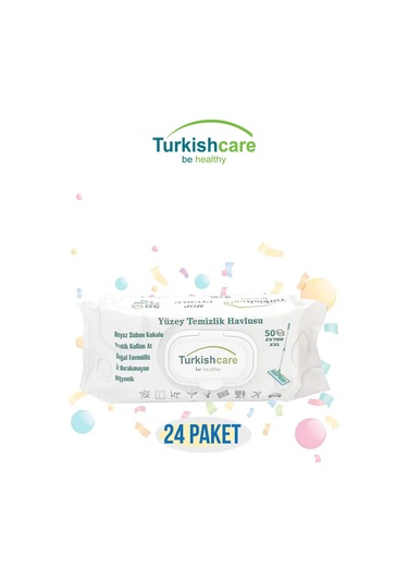 24 Lü Yüzey Temizlik Havlusu 50 Pcs
