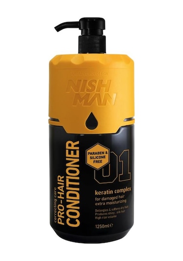 Nishman Silikon ve Paraben İçermeyen Saç Bakım Kremi 1250 ML
