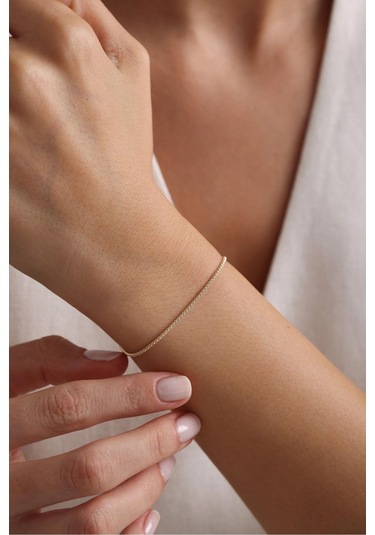 Gianfranco Popcorn Işıltılı Bileklik Altın Sarı Altın