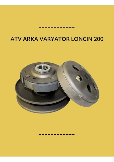 Atv Loncin 200 Arka Varyatör Cvt Debriyaj Kasnak Komple Set