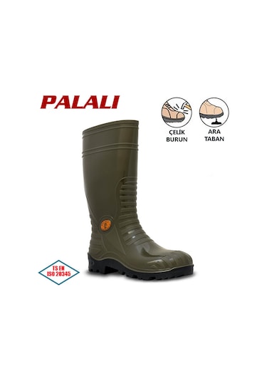 Palalı Çelik Burunlu Çizme (341068426)