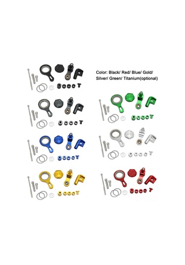 Ranyeek Yzfr1 2002-2017 Yzfr6 2006-2020 İçin Alüminyum Amortisör Montaj Braketi Seti - Mavi Motosiklet Modifikasyon Aksesuarı