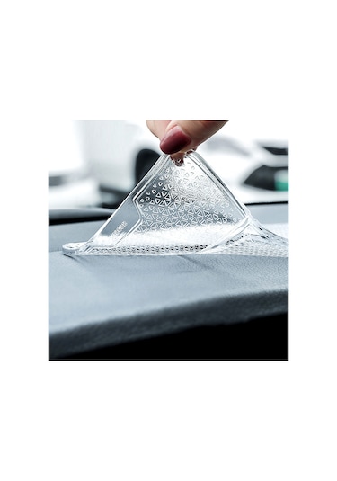 Geeksen Baseus Araba Telefon Tutucu, Katlanabilir Nano Kauçuk Pad, Yıkama Sonrası Tekrardan Kullanılabilir, Farklı Cihazlar İçin, Transparent Şeffaf