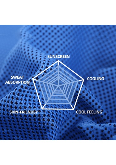 Xiyyadms "3'lü Spor Havlusu Seti - Yoga, Koşu, Kamp İçin Hızlı Kuruyan Soğutucu Mikrofiber Havlu" Çok Renkli