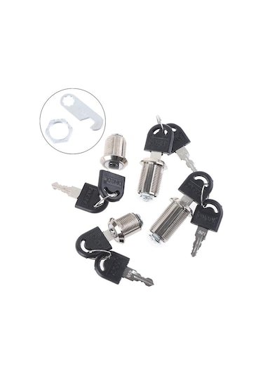 Donanım Silindir Kilitleri Kapı Dolabı Posta Kutusu Asma Kilit Çekmece Dolap Kilidi 30mm Aynı Anahtar