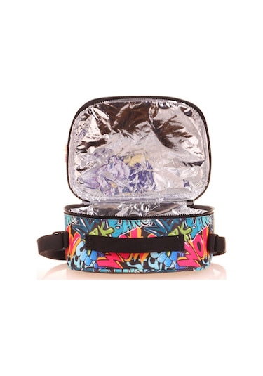 Kaukko Kids Isı Yalıtımlı Erkek Çocuk Sevimli Bukalemun Termoslu Beslenme Çantası