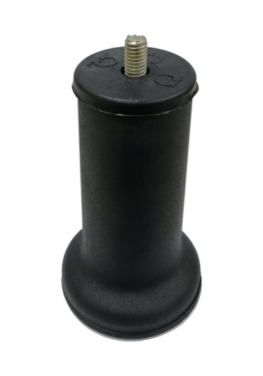 Mobilya Baza Ayağı 12 Cm Texture Siyah M8 Ince Diş