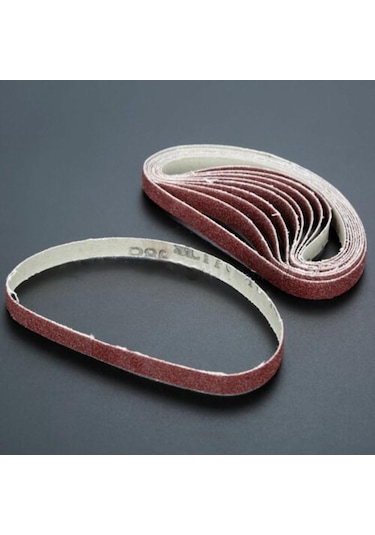 10 Adet 330 10mm Aşındırıcı Zımpara Kayışları Grit 80 Zımpara Taşlama Parlatma Araçları 150