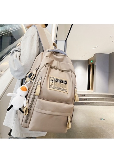 Şık Ve Sonuç Öğrenci Okul Çantası-haki