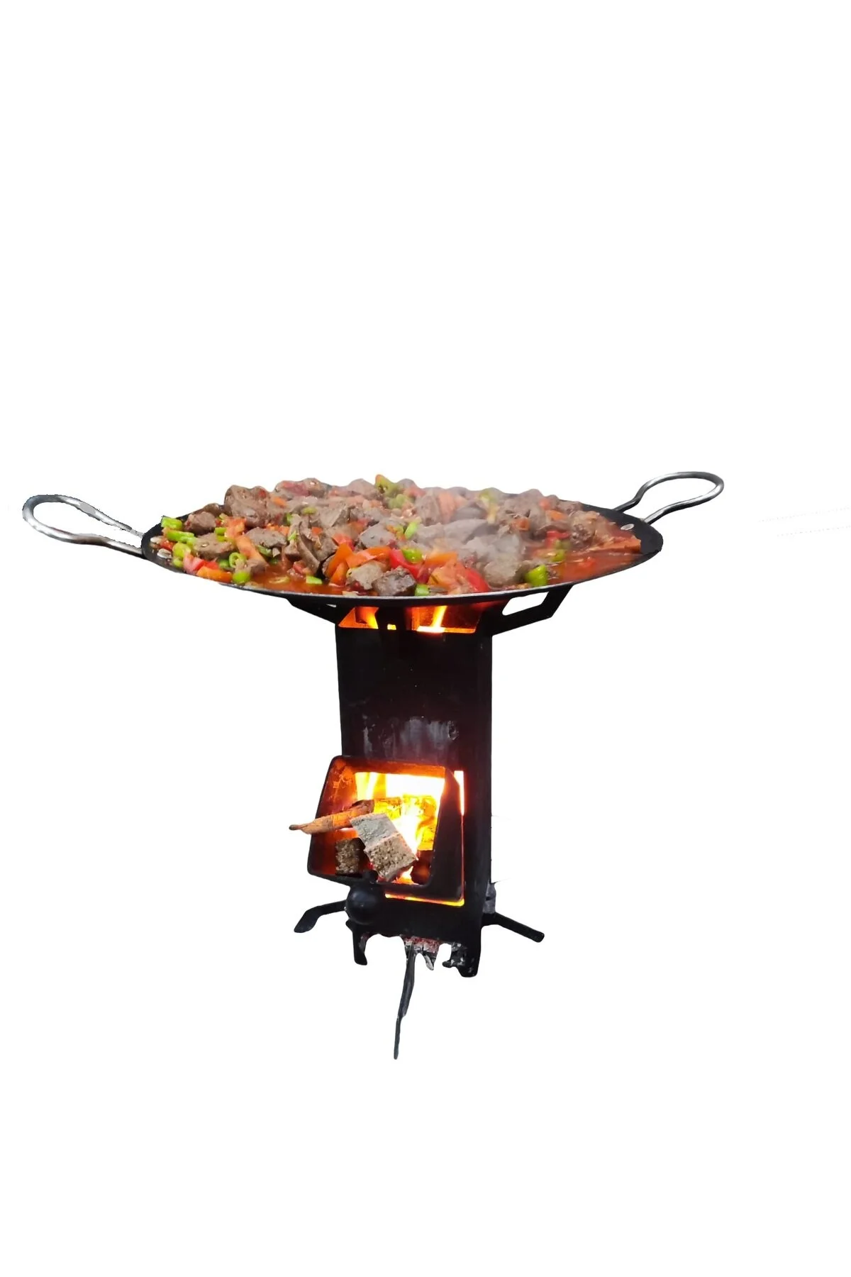 Model Rs Roket Soba , Kampçı Sobası, Odun Ateşinde Çay, Taşınabilir-portatif Soba