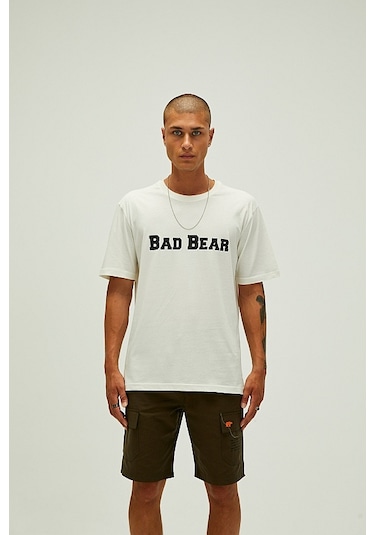 Bad Bear Erkek Tişört Title Beyaz