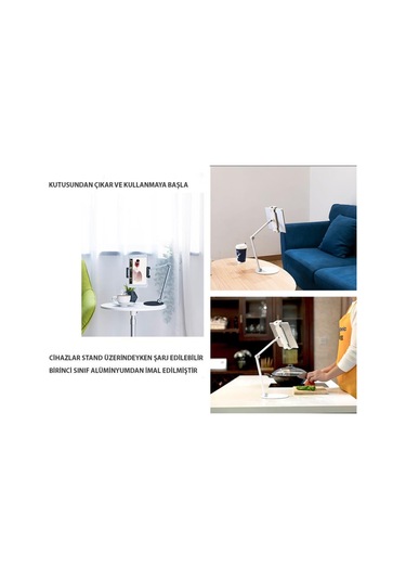 Npo Std20144Lg 360°Ayarlanabilir Teleskobik 4"-13" Ergonomik Tablet