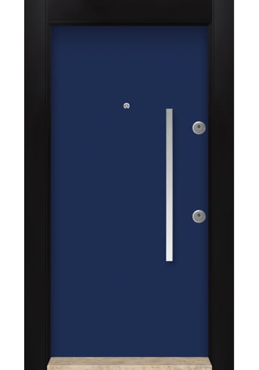 MONO ÇELİK KAPI  MN-6035 SOL MAVİ Dış İklim Kapısı