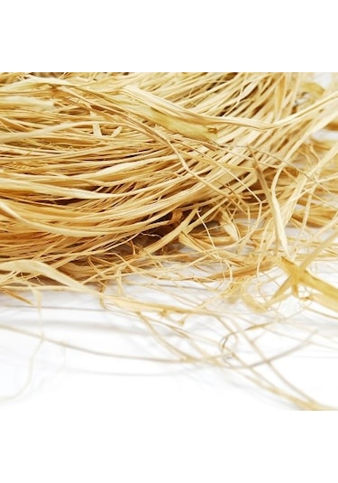 Doğal Rafya Muz Lifi Naturel Ip 100 G Saman Ip Süsleme Malzemesi