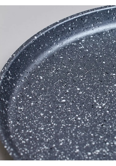 Agness Crepe Tavası "black Marble" 22 Cm Yapışmaz 321030748 Gri