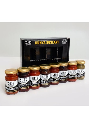 Seres Foods Gourmet Dünya Sosları Seti 8 x 70 G