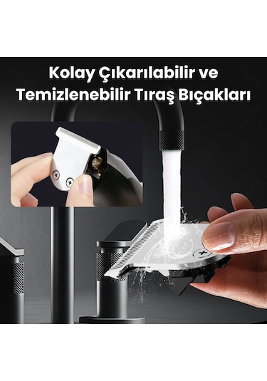 Enchen Humming Bird Siyah Hassas Kesim Şarjlı Saç Ve Tıraş Makinesi