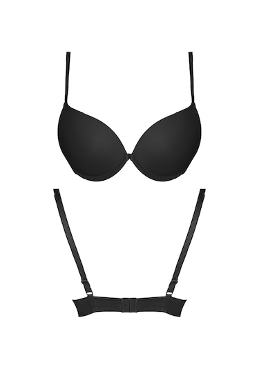 Lol Up Push Up Balenli Siyah Sütyen Siyah