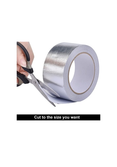 Cam Elyaf Bez Alüminyum Folyo Bant, Fireproof Kendinden Yapışkan Bant Yüksek Sıcaklık Sızıntı Kanıtı